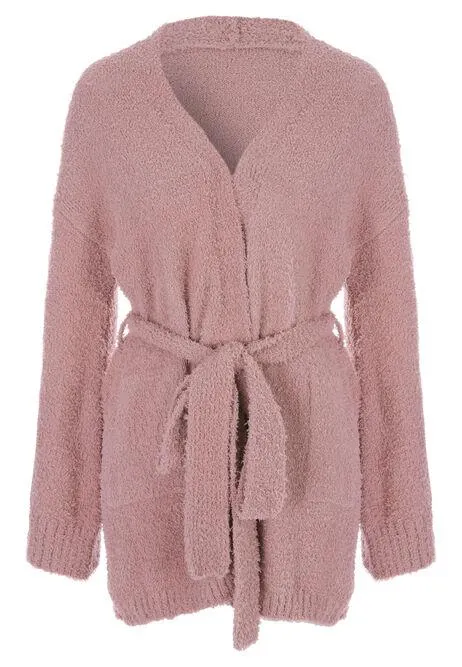 Womens Pink Cloud Cardigan