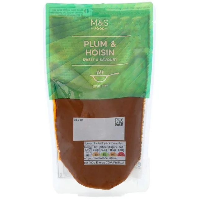 M&S Plum & Hoisin Stir Fry Sauce