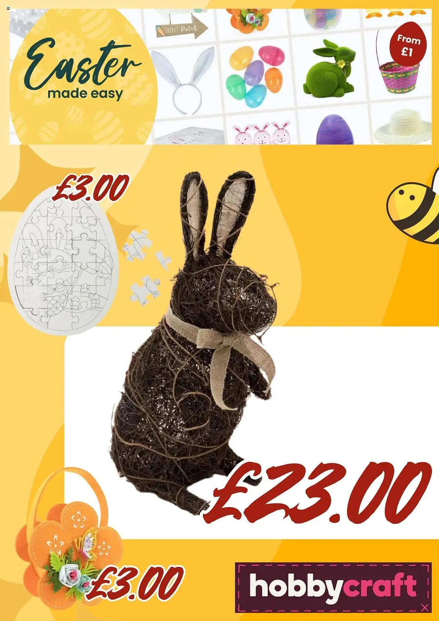 Hobbycraft leaflet from 4 April to 3 May 2025 - Catalogue Page 1