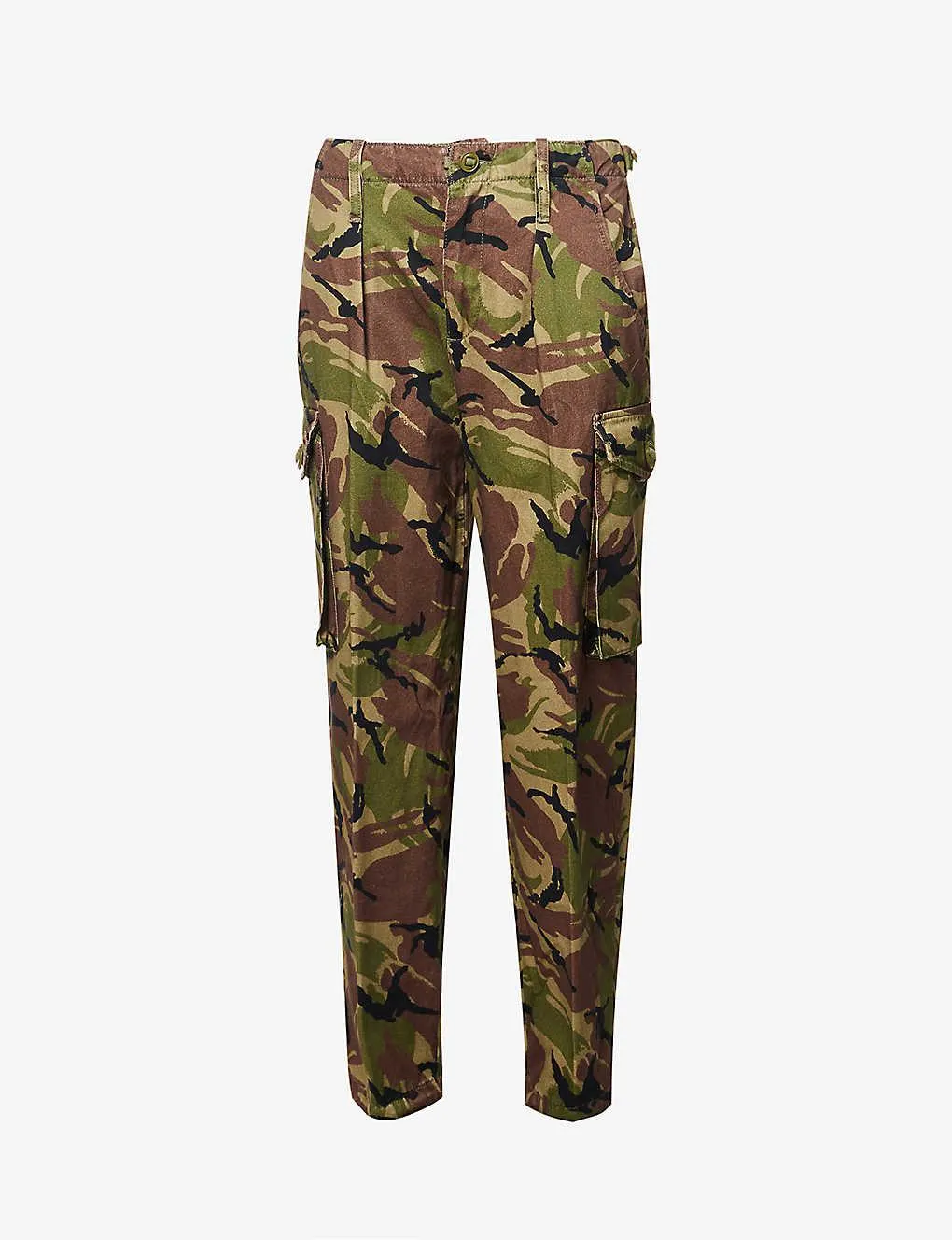 FRAME x Julia Sarr Jamois camo-print cotton trousers