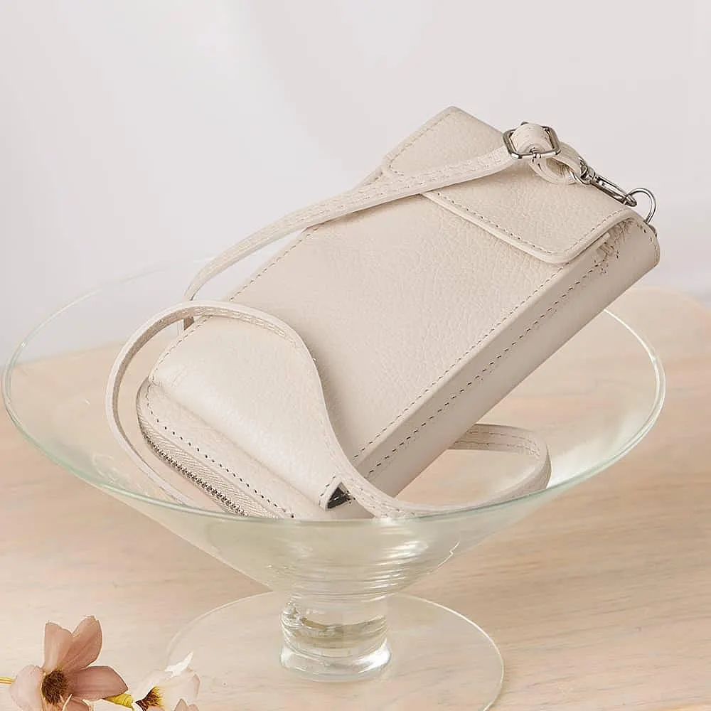 Walk This Way Cream Cross-Body Bag