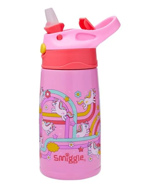 Blast Off Junior Stainless Steel Flip Drink Bottle 400Ml