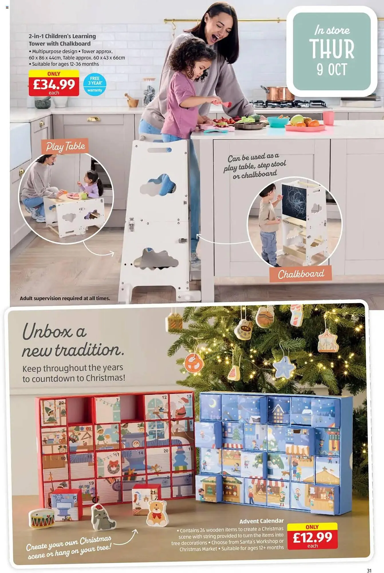Aldi leaflet from 9 October to 13 October 2025 - Catalogue Page 31