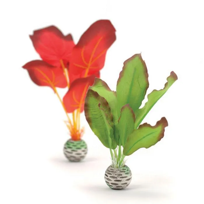 BiOrb Silk Plant Small Red/Green x2