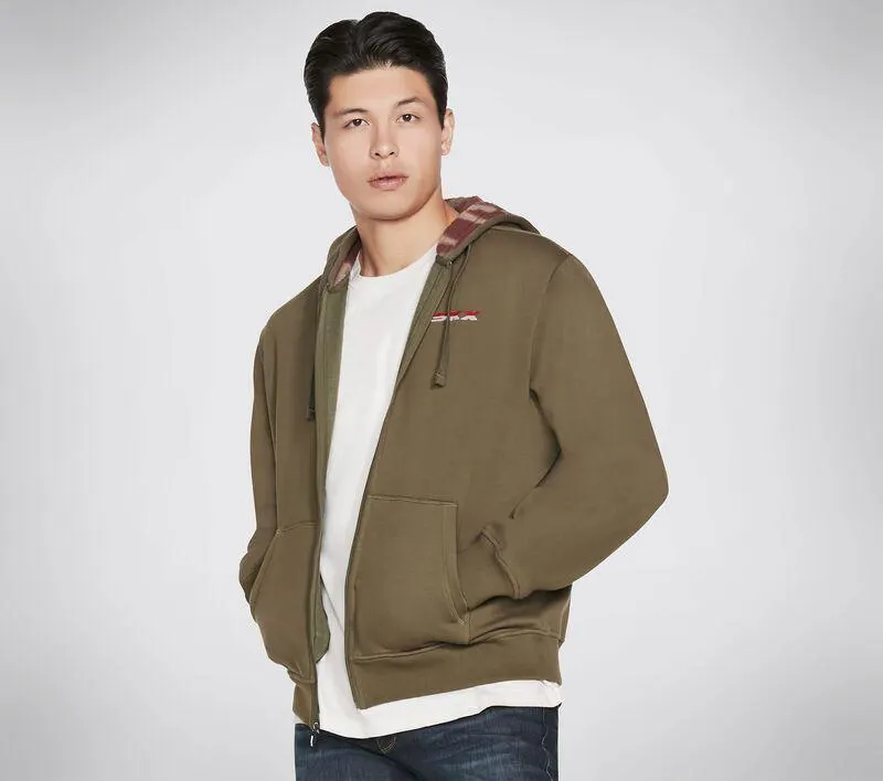 Skechers Apparel Sherpa Front Zip Hoodie