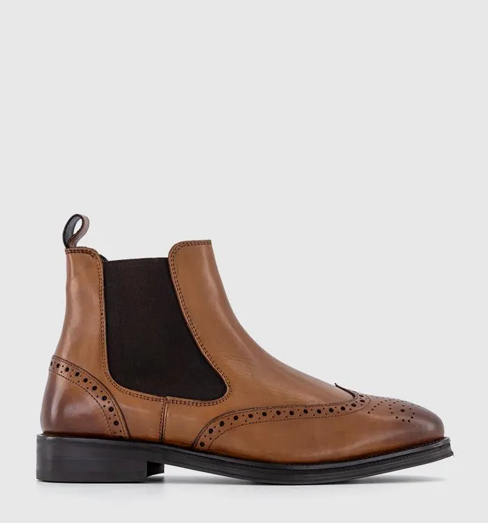 Benji Brogue Chelsea Boots