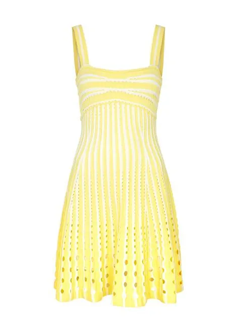 Franklin open-knit mini dress