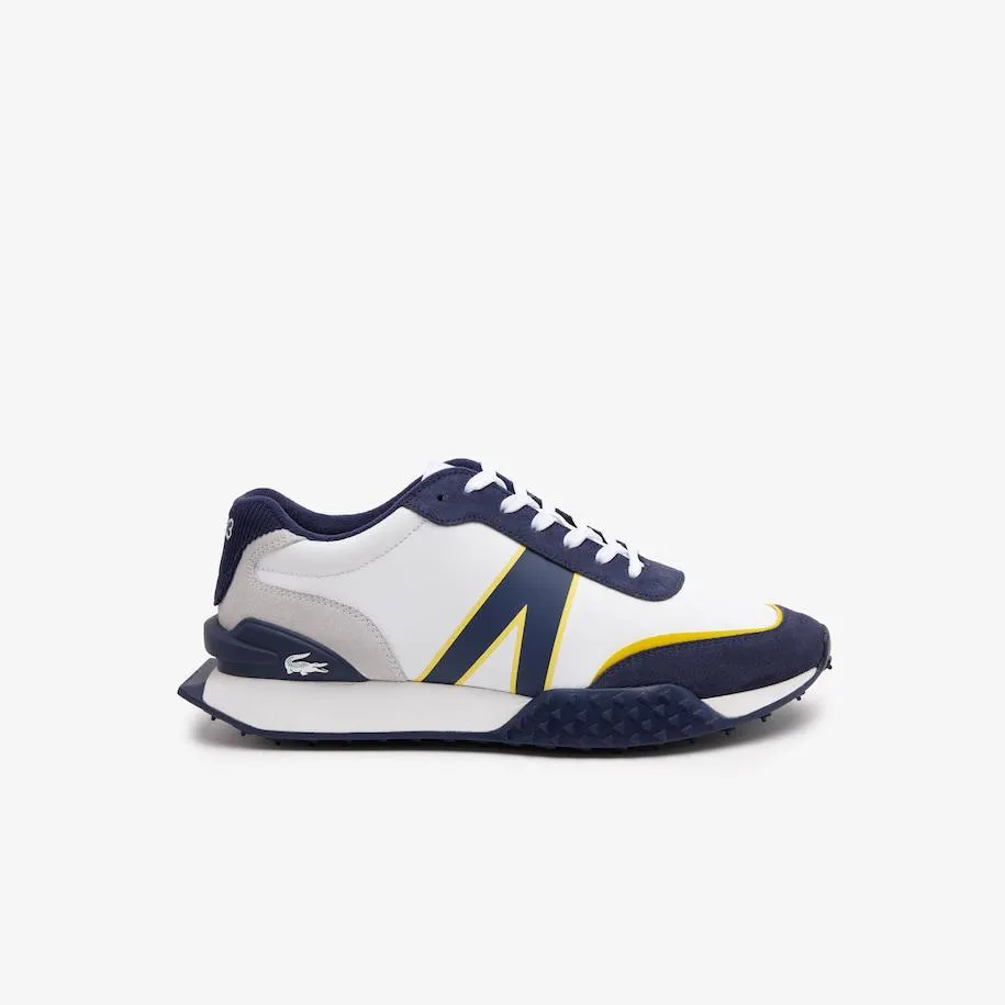 Men’s L-Spin Deluxe Leather and Corduroy Trainers