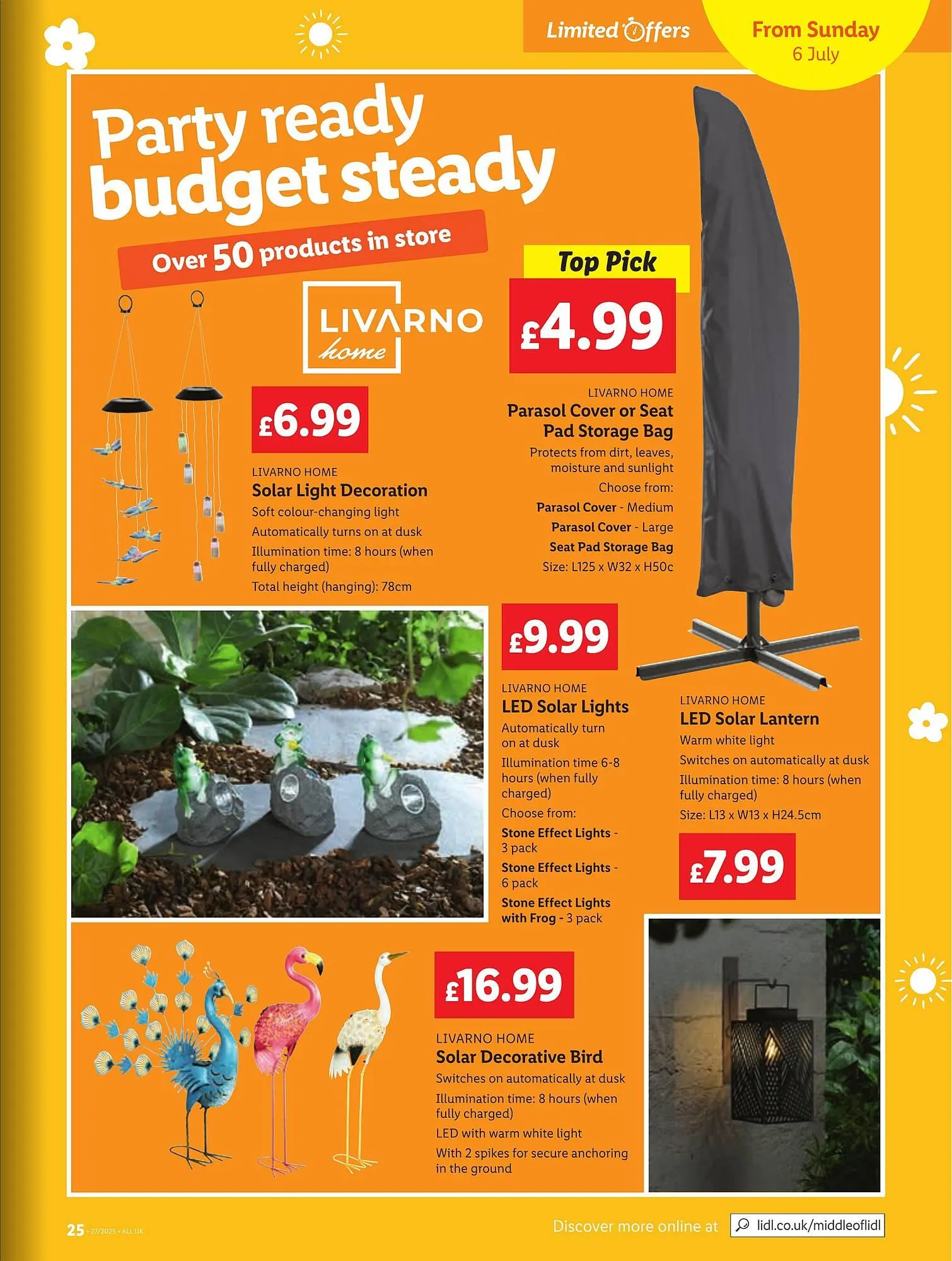 Lidl leaflet from 3 July to 9 July 2025 - Catalogue Page 25