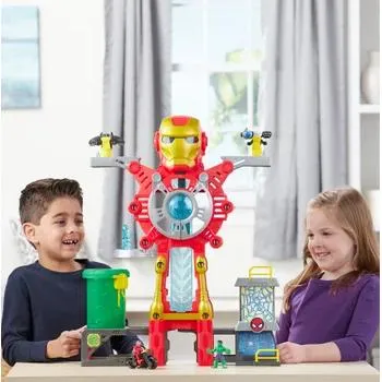 Playskool Heroes Marvel Super Hero Adventures Iron Man Headquarters Playset
