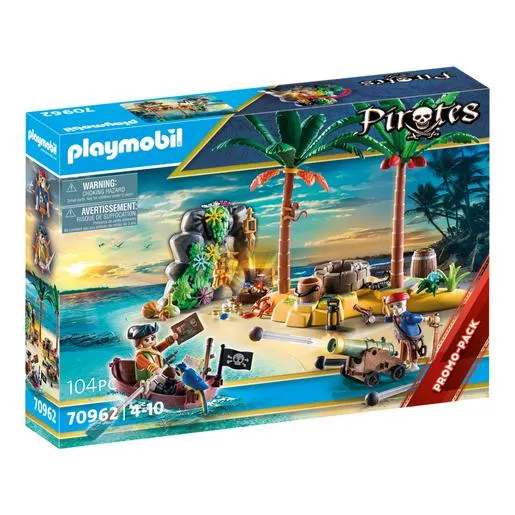 Playmobil 70962 Pirate Treasure Island with Rowboat