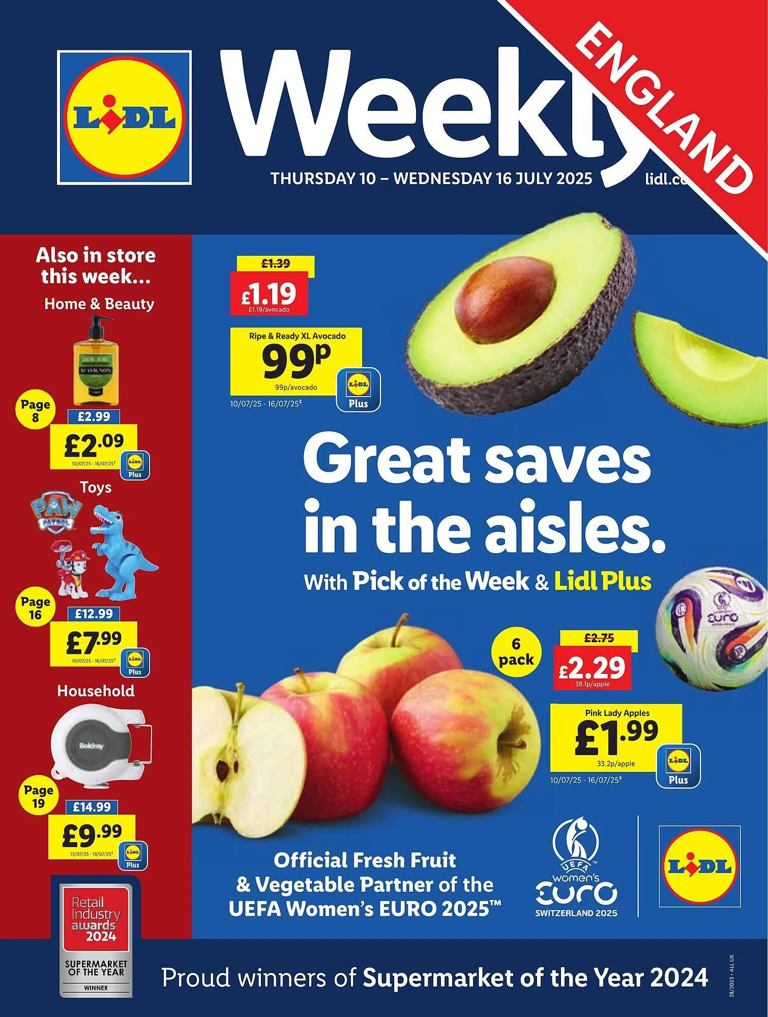 Lidl leaflet from 10 July to 16 July 2025 - Catalogue Page 1
