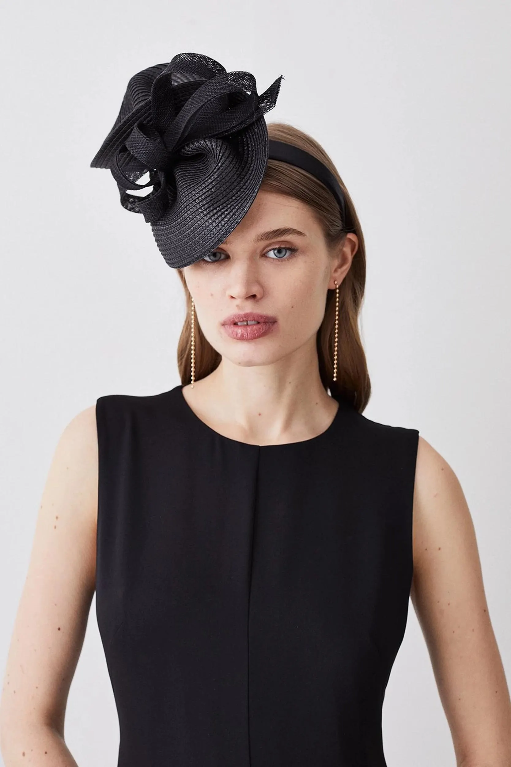 Asymmetric Bow Headband Fascinator