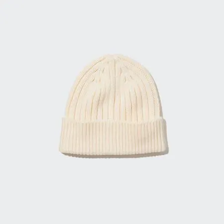HEATTECH Ribbed Beanie Hat