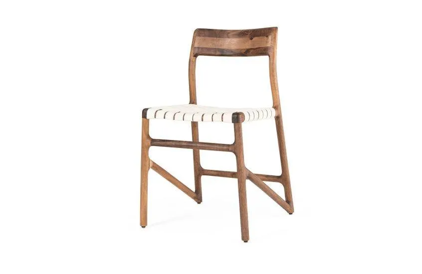 Fawn Dining Chair Walnut & Natural Webbing