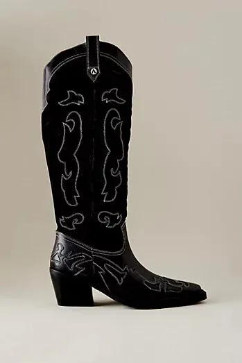 ASRA Kaja Leather Western Cowboy Boots