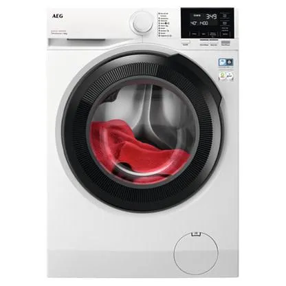 AEG LFR61844B 8kg Series 6000 ProSense Washing Machine 1400rpm – WHITE