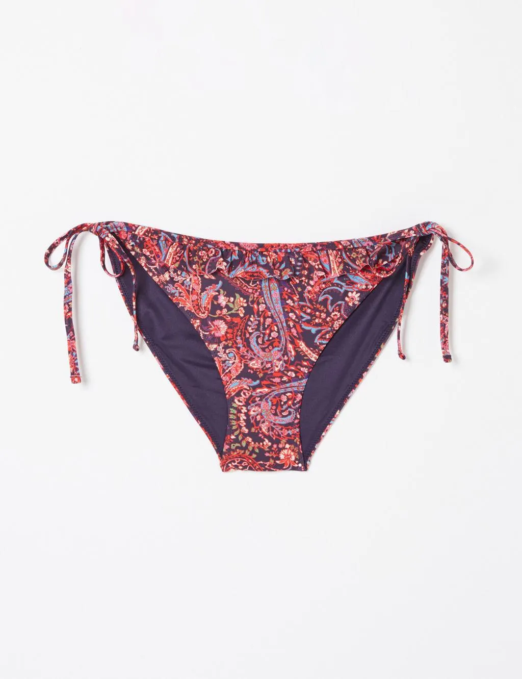 Paisley Tie Side Bikini Bottoms