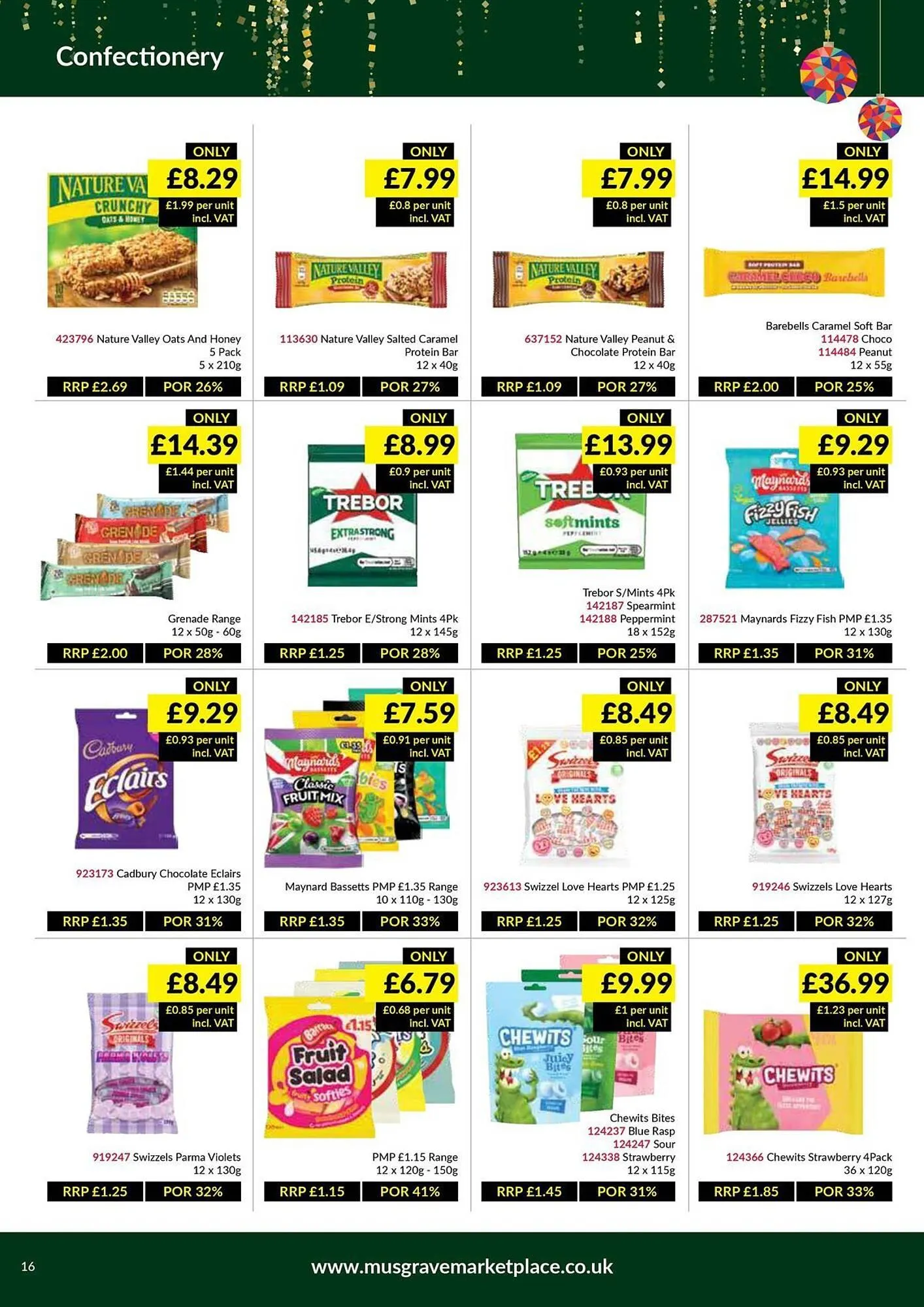 Musgrave MarketPlace leaflet from 8 December to 4 January 2026 - Catalogue Page 16