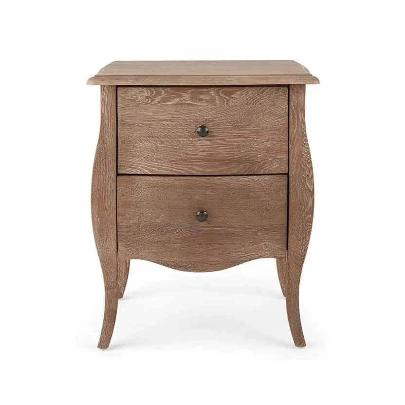 Sienna 2 Drawer Bedside Table