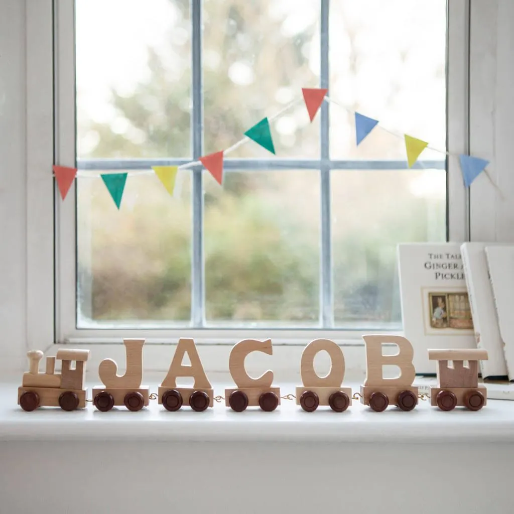 Personalised Wooden Train