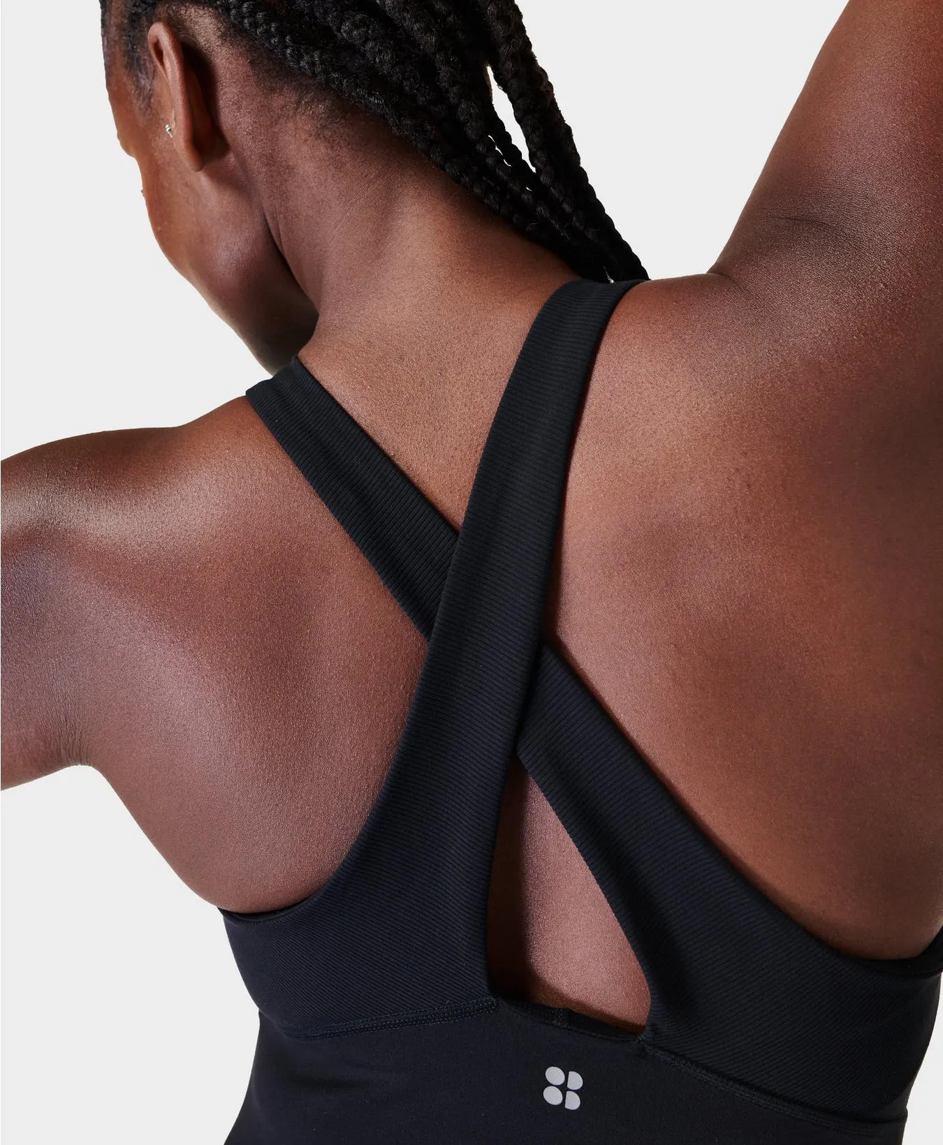 Super Soft High Neck Rib Workout Vest