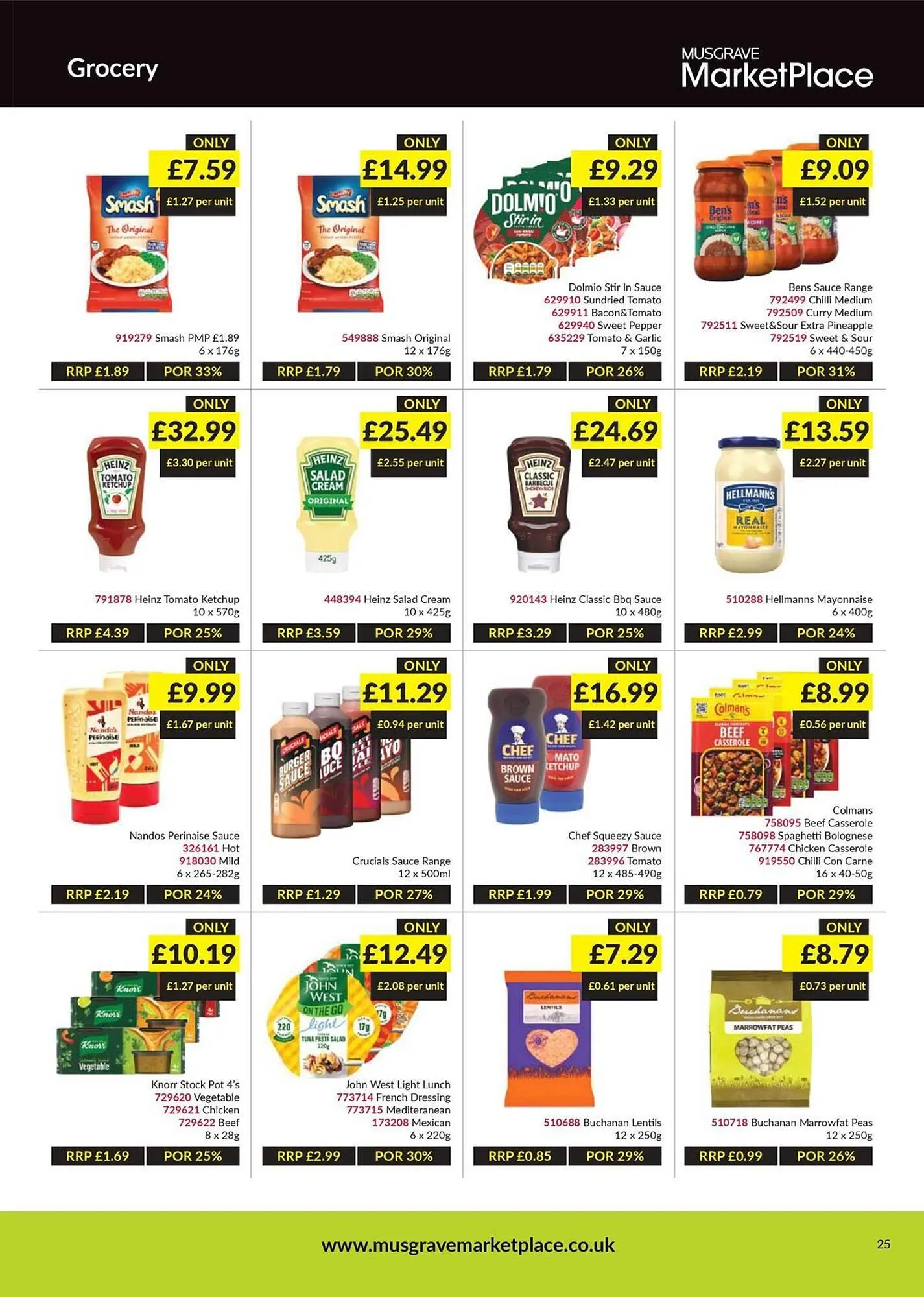 Musgrave MarketPlace leaflet from 25 August to 14 September 2025 - Catalogue Page 25