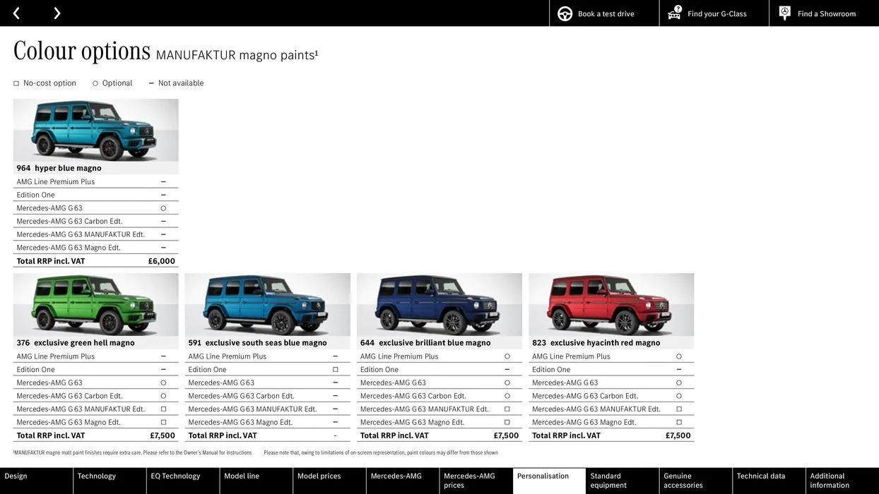 Mercedes Benz New G-Class from 10 August to 10 August 2025 - Catalogue Page 77