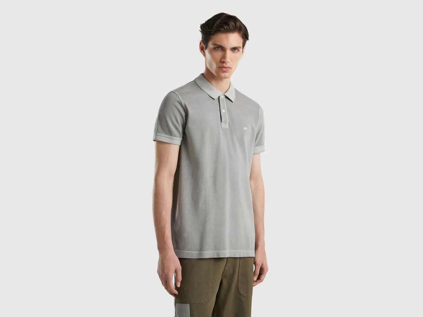 Regular fit polo in 100% organic cotton