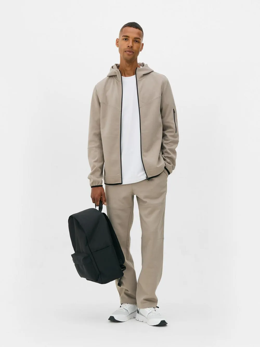 Zip Up Hooded Sweatshirt