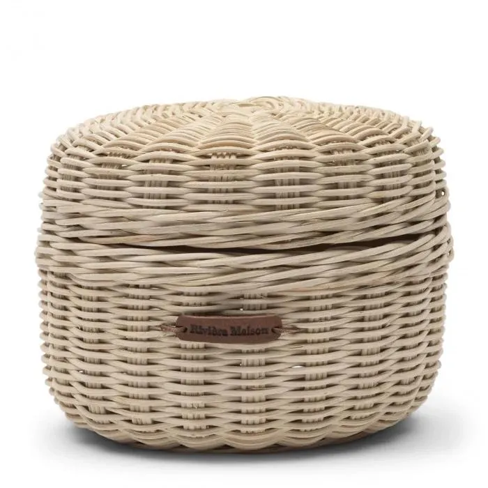 Storage Basket Rustic Rattan Benoa