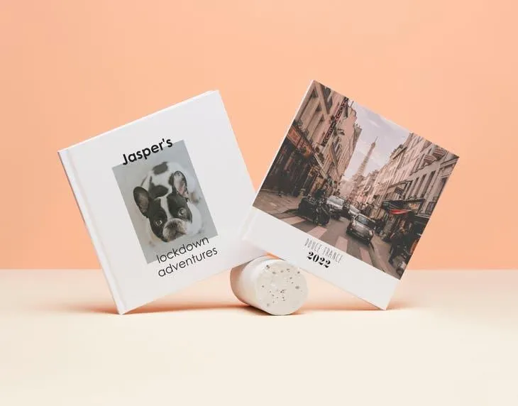 Square Lay Flat Photo Books - Premium Hardcover