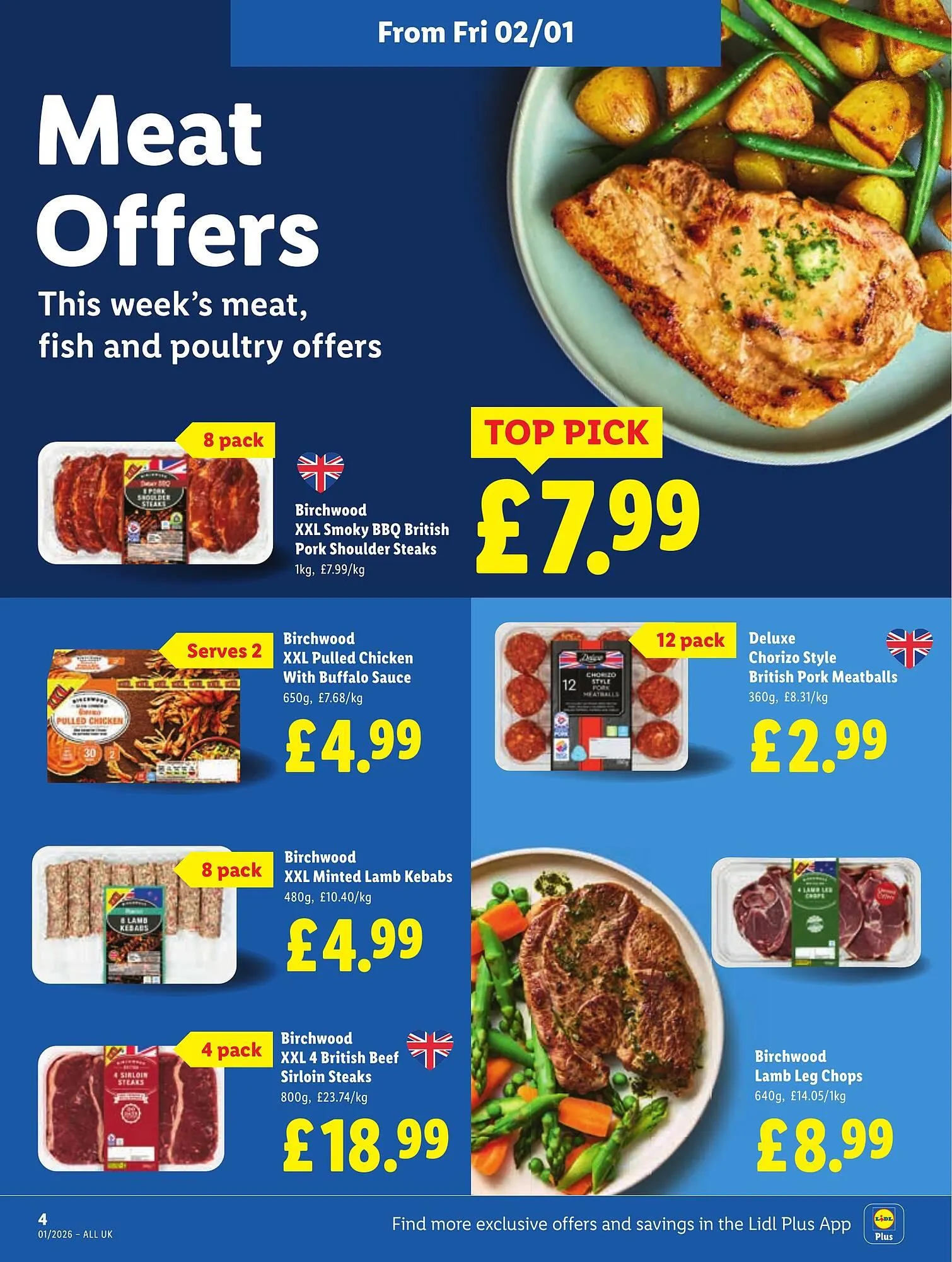 Lidl leaflet from 31 December to 7 January 2026 - Catalogue Page 4