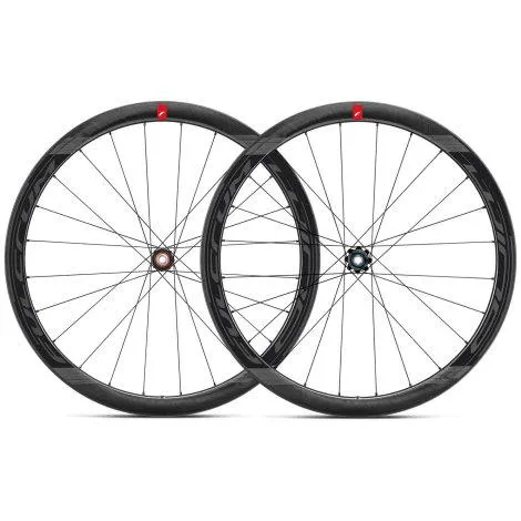 Fulcrum Racing Wind 40 DB Carbon Disc Road Wheelset With Vredestein Tubeless Tyres