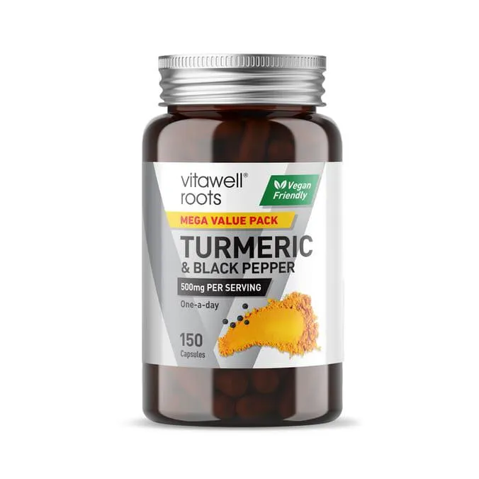 Vitawell Turmeric & Black Pepper Capsules 150s