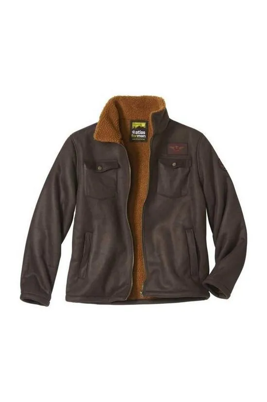 Faux Suede Water Repellent Jacket