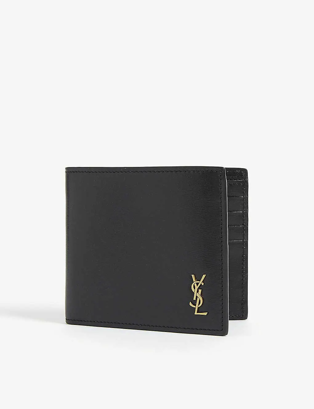 Monogram leather bifold wallet