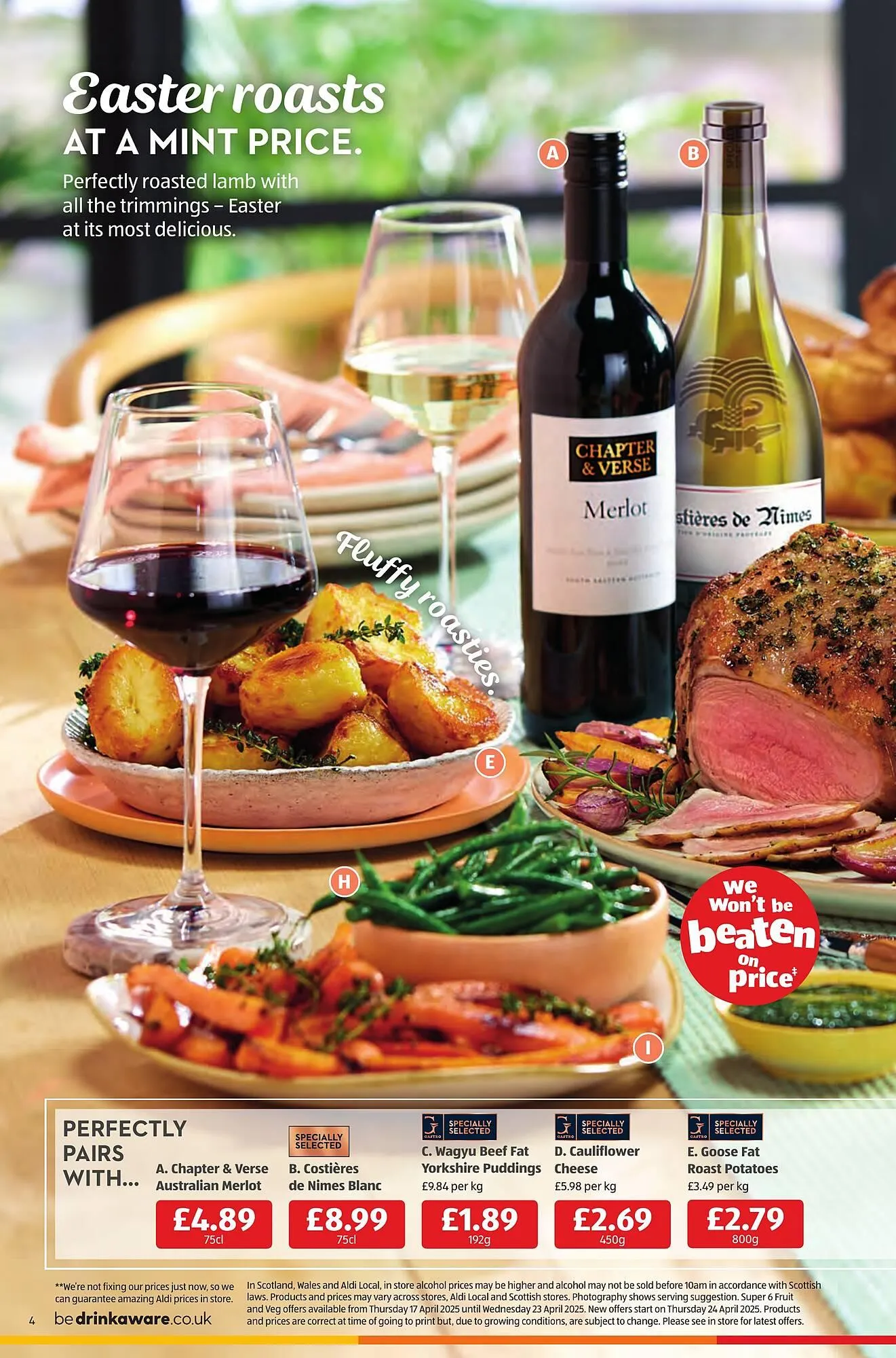 Aldi leaflet from 14 April to 17 April 2025 - Catalogue Page 4