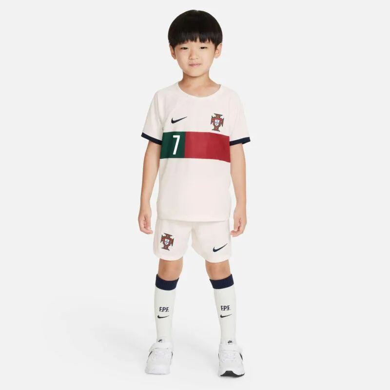 Nike Portugal Away Ronaldo 7 Mini Kit 2022-2023 (Official Printing)