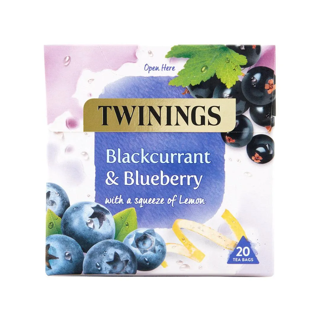 Blackcurrant & Blueberry with a squeeze of Lemon