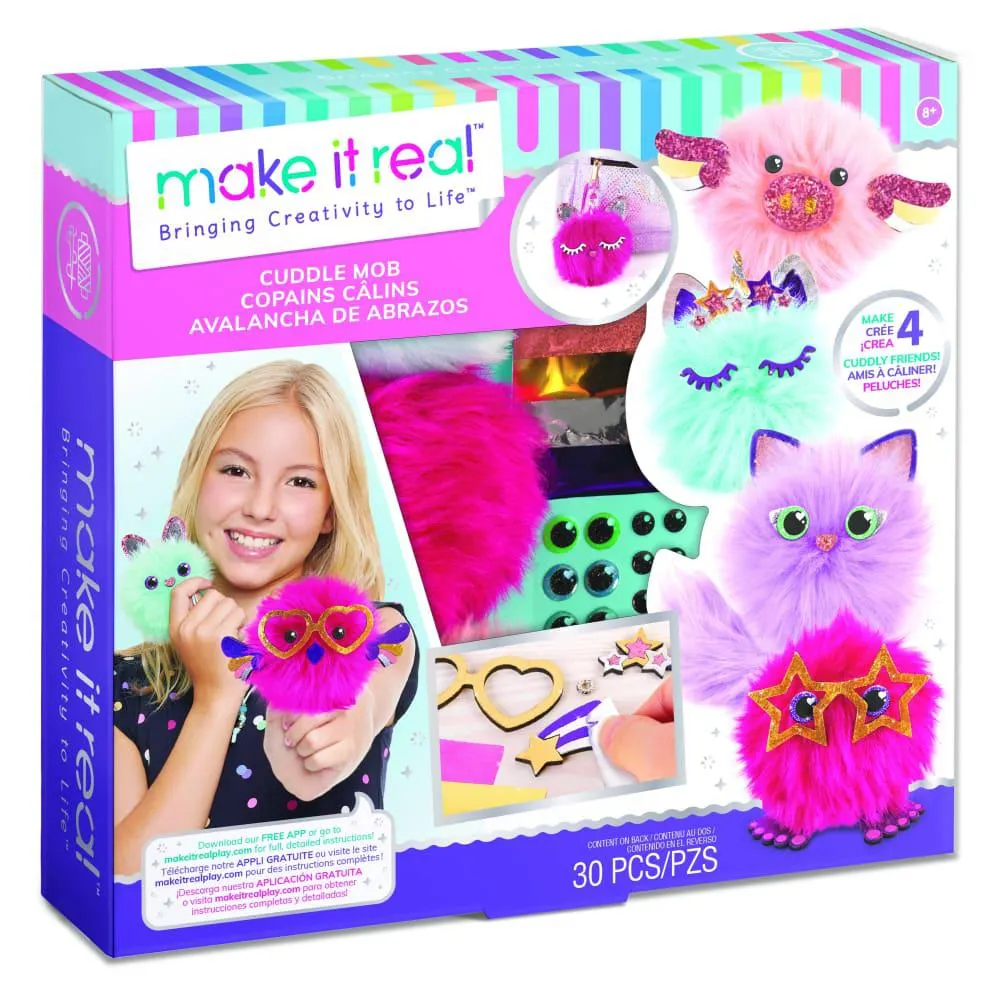 Make It Real Pom-Poms Set of 4