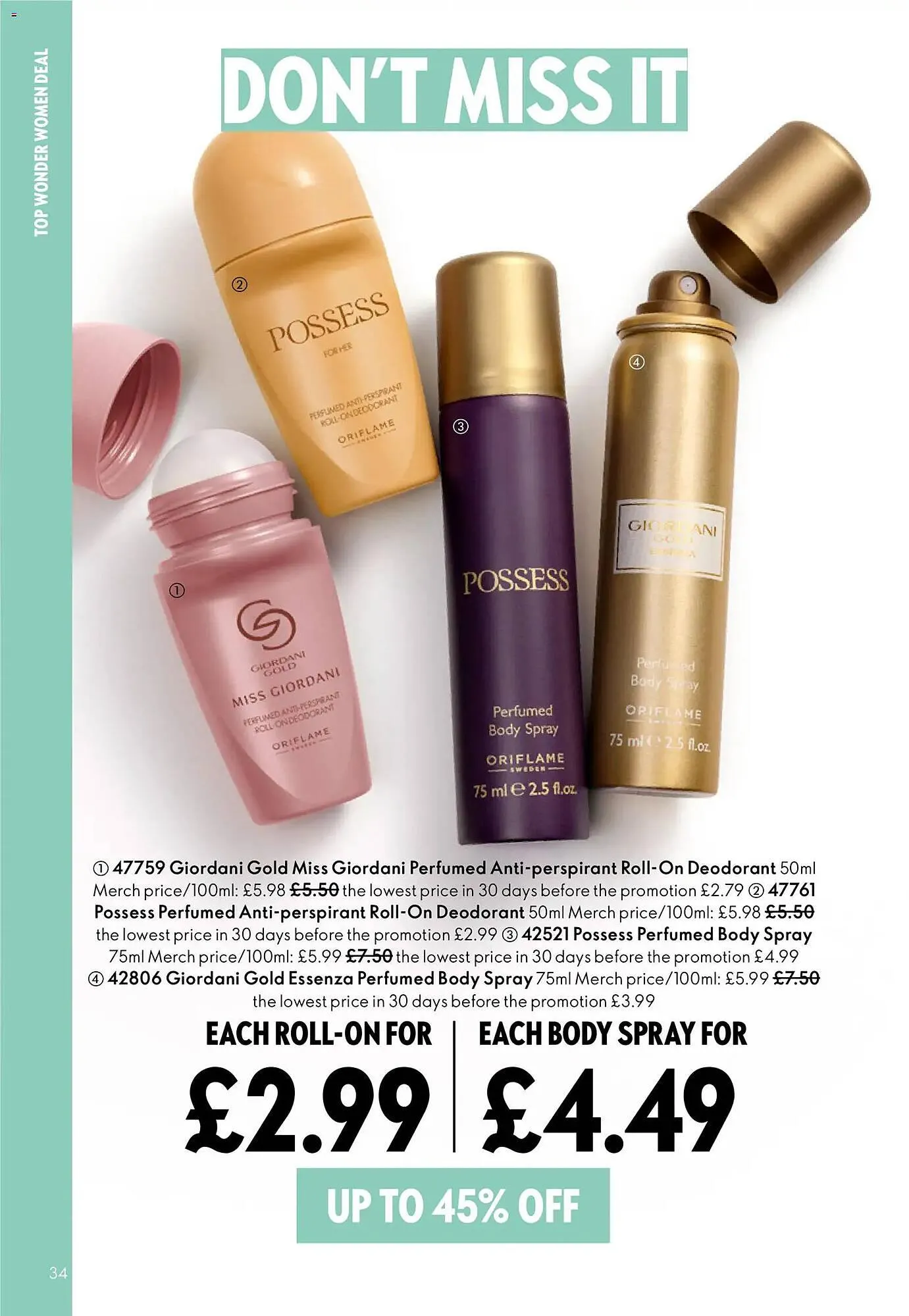 Oriflame catalogue from 11 February to 4 March 2026 - Catalogue Page 34