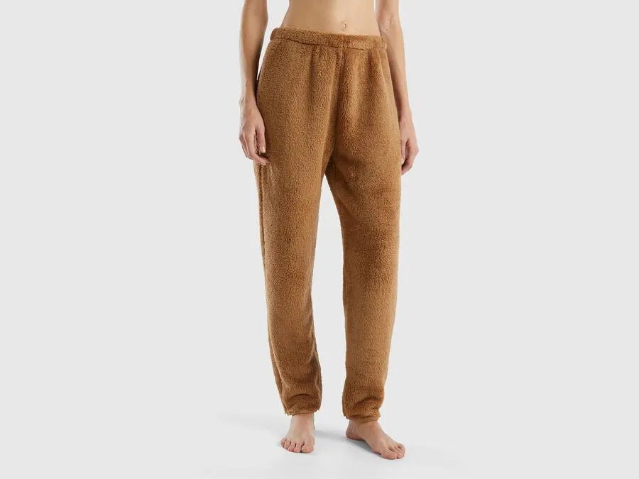 Fur pyjama trousers