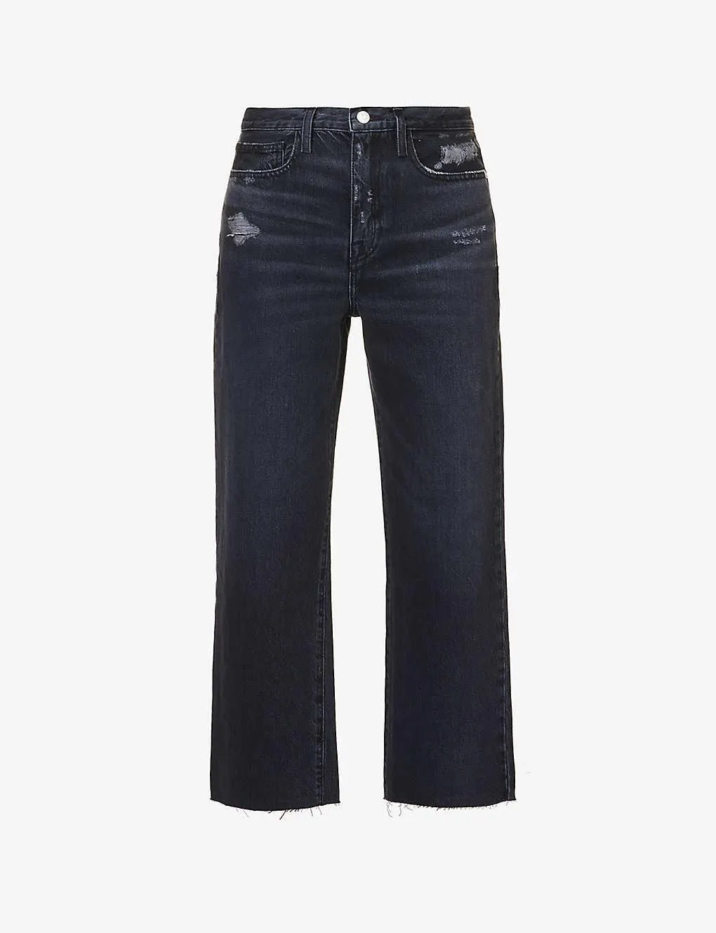 Le Jane Crop straight-leg high-rise jeans