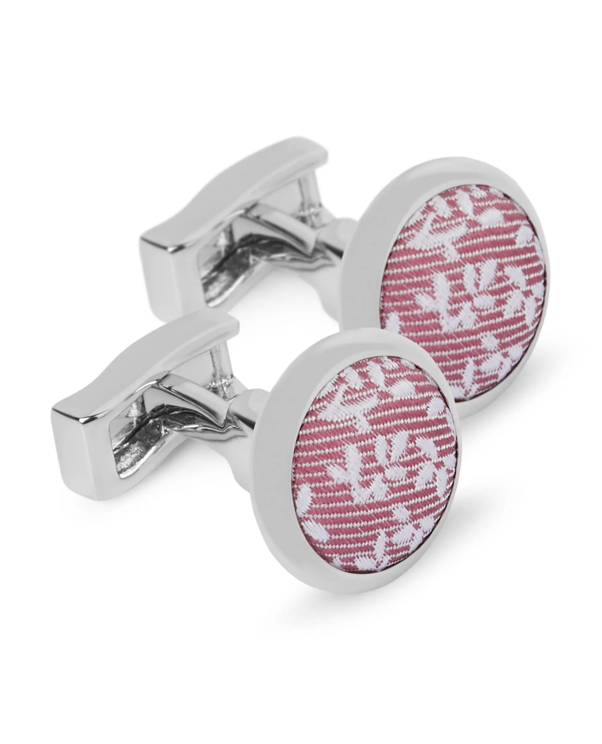 Occasionwear Pink Floral Cufflink