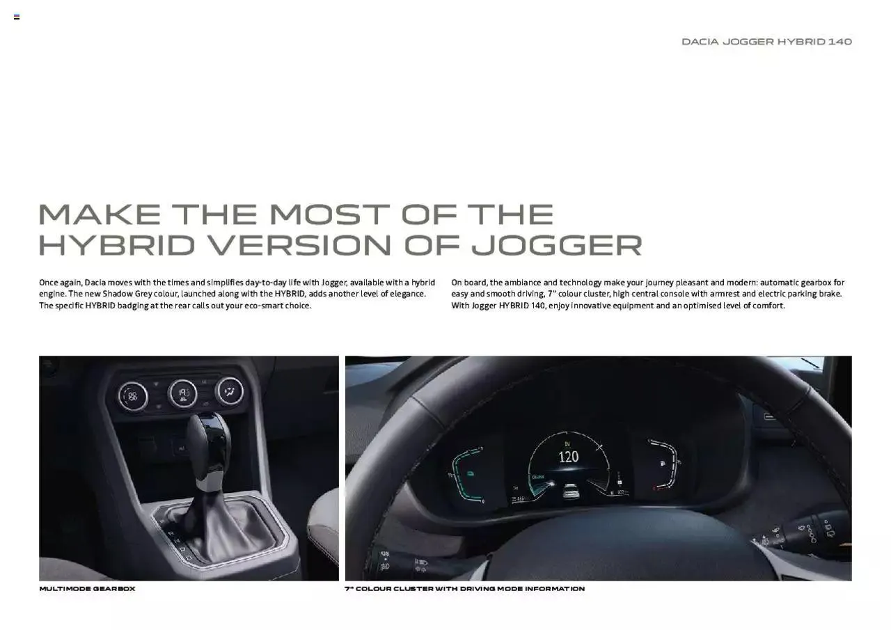 Dacia All-New Jogger from 1 April to 31 December 2023 - Catalogue Page 9