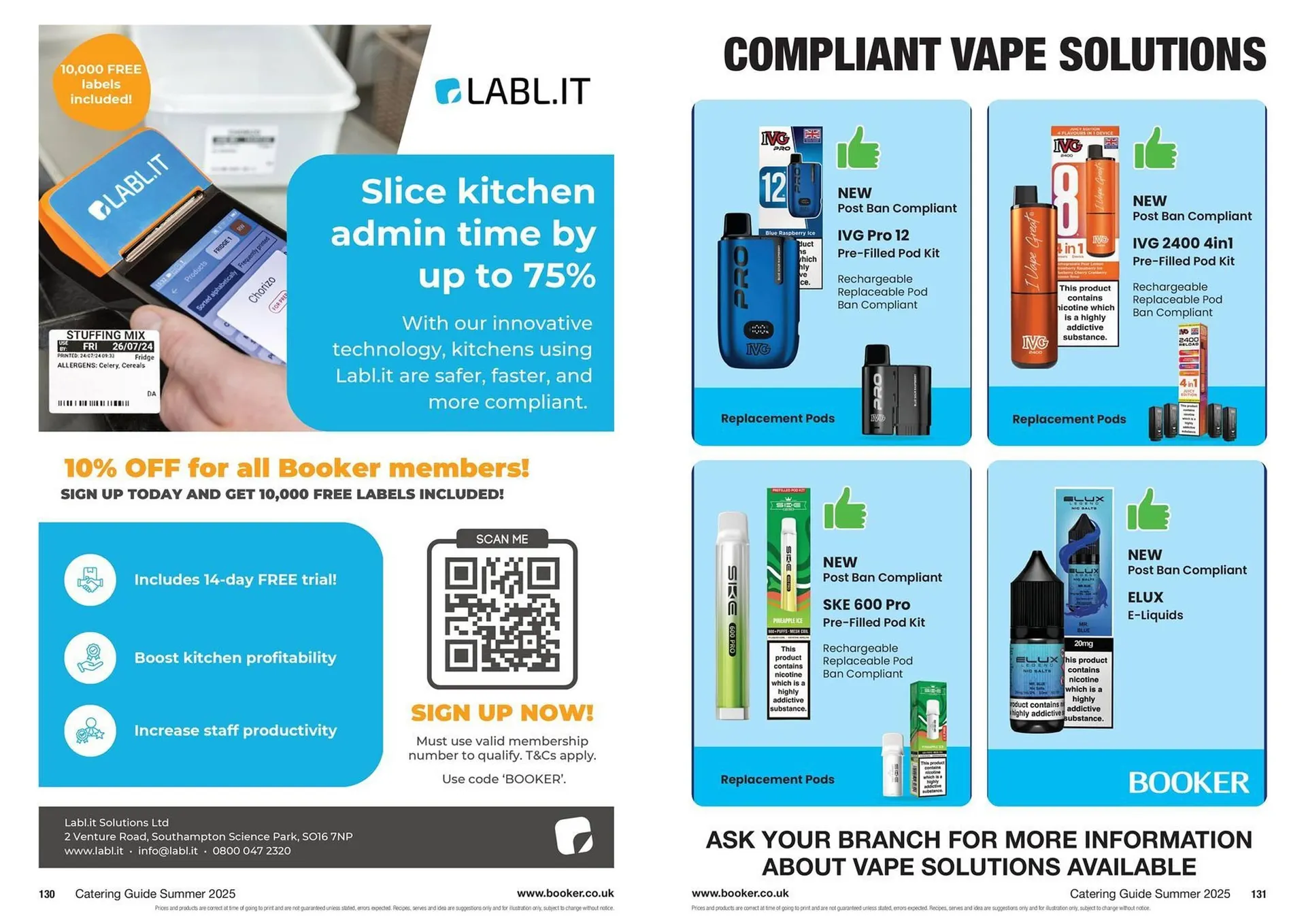 Booker Wholesale leaflet from 18 June to 7 October 2025 - Catalogue Page 66