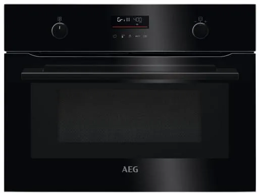 AEG KMK565060B Series 8000 Convection Oven with Microwave - Black