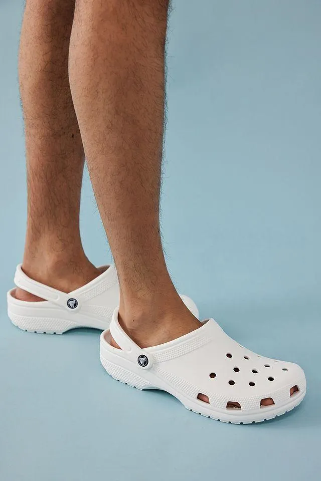 Crocs White Classic Clogs