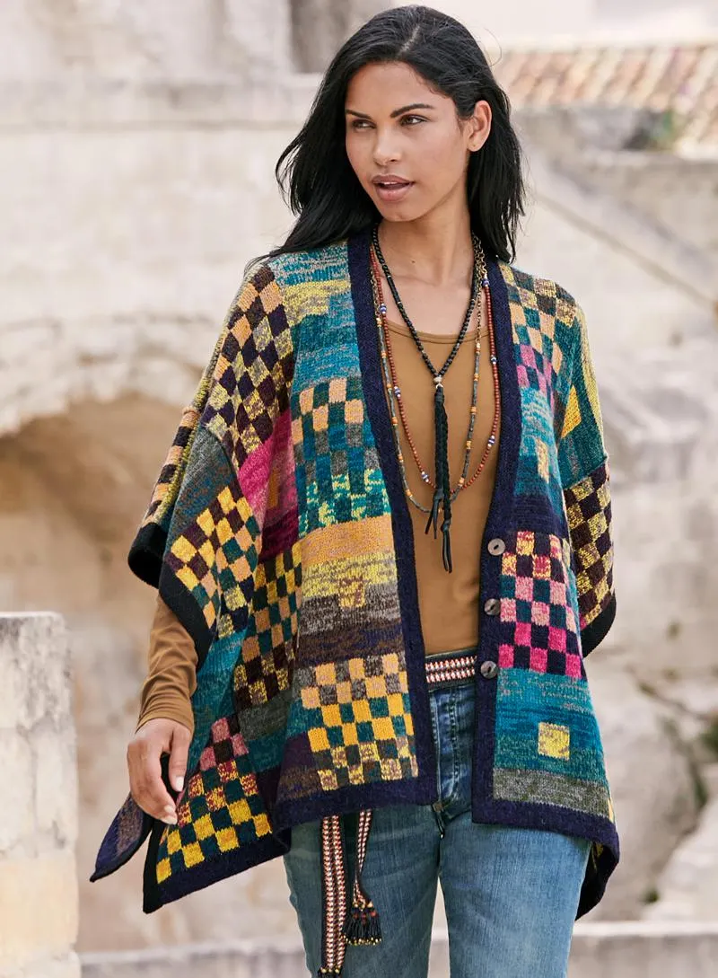 Varese Poncho-Cardigan